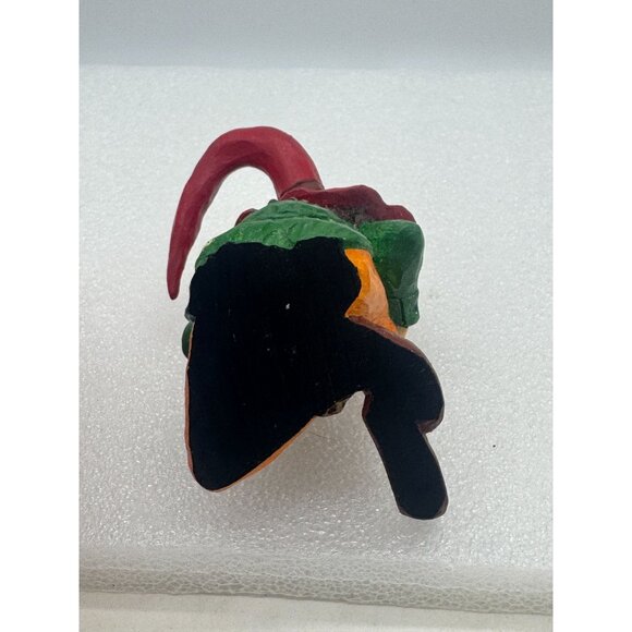 Vintage Steve Tunturi Whittlers Workshop Gnome Holding Crystal Ball Hand Carved - Picture 8 of 10